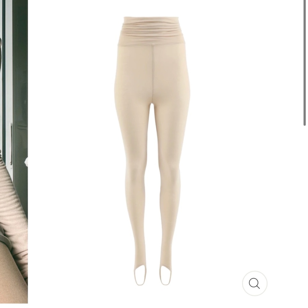 Laina Rauma Dance Class Superfine Jersey Stirrup Legging in Latte Medium